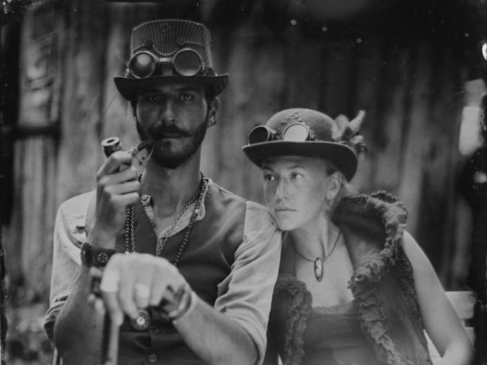 Portraits ambulants - collodion humide