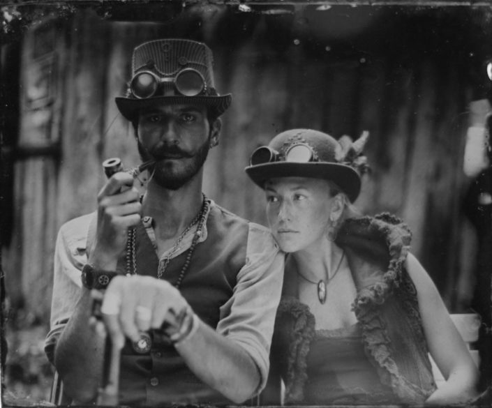 Portraits ambulants – collodion humide